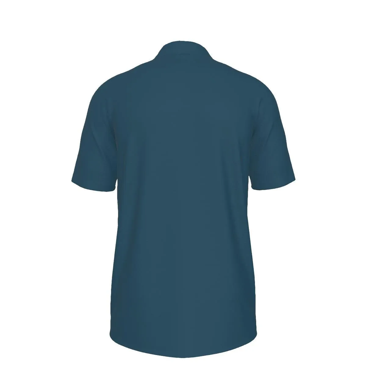 70s Style Polo Shirt Men, Men's UPF 50  Sun Protection Shirt, UV polo shirts for men short sleeve, Teal Polo Shirt, Retro Shirt Men