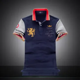 Aeronautica Militare Men'S Polo Shirt-Navy Blue