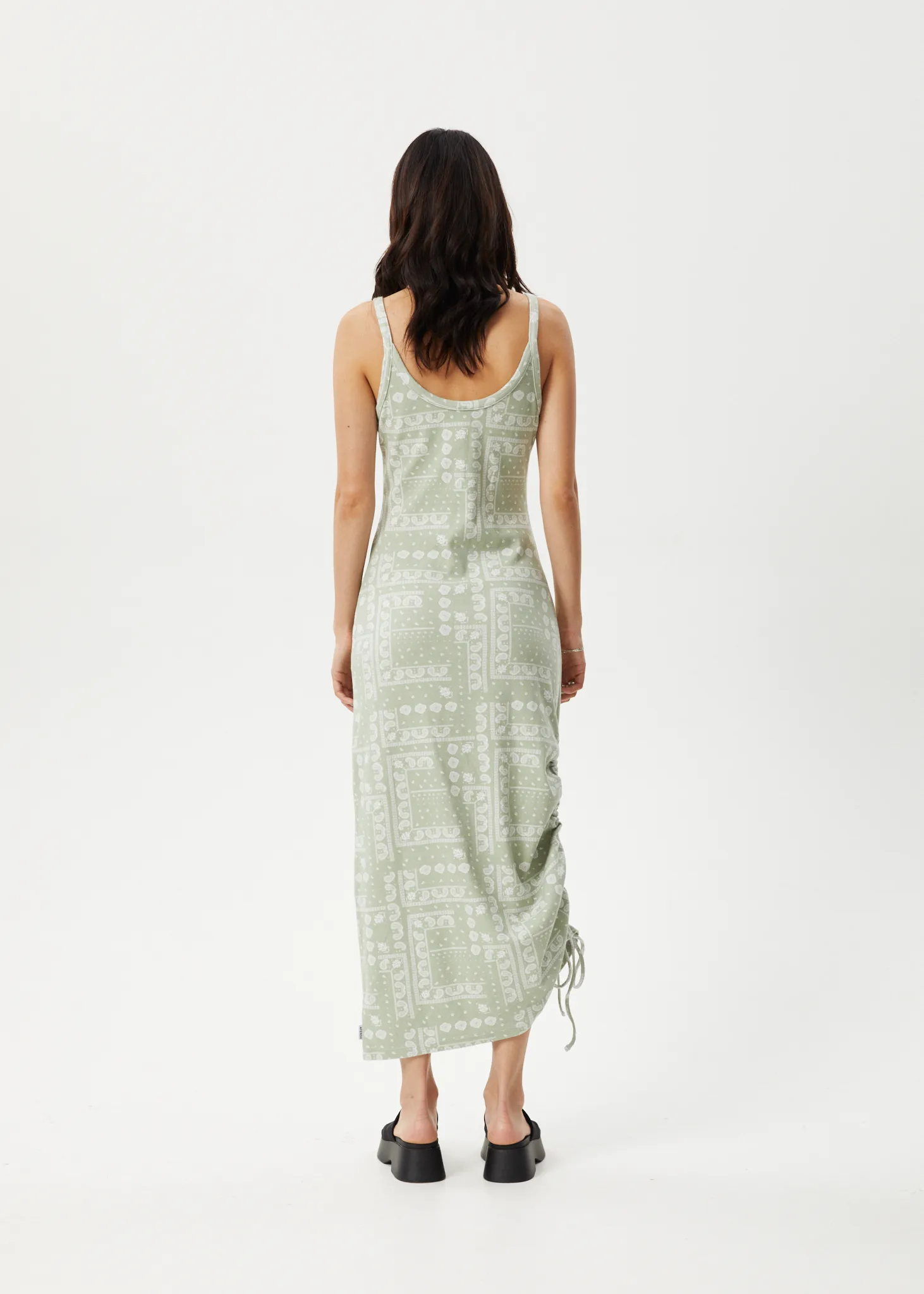 AFENDS Womens Paisley Muse - Maxi Dress - Eucalyptus