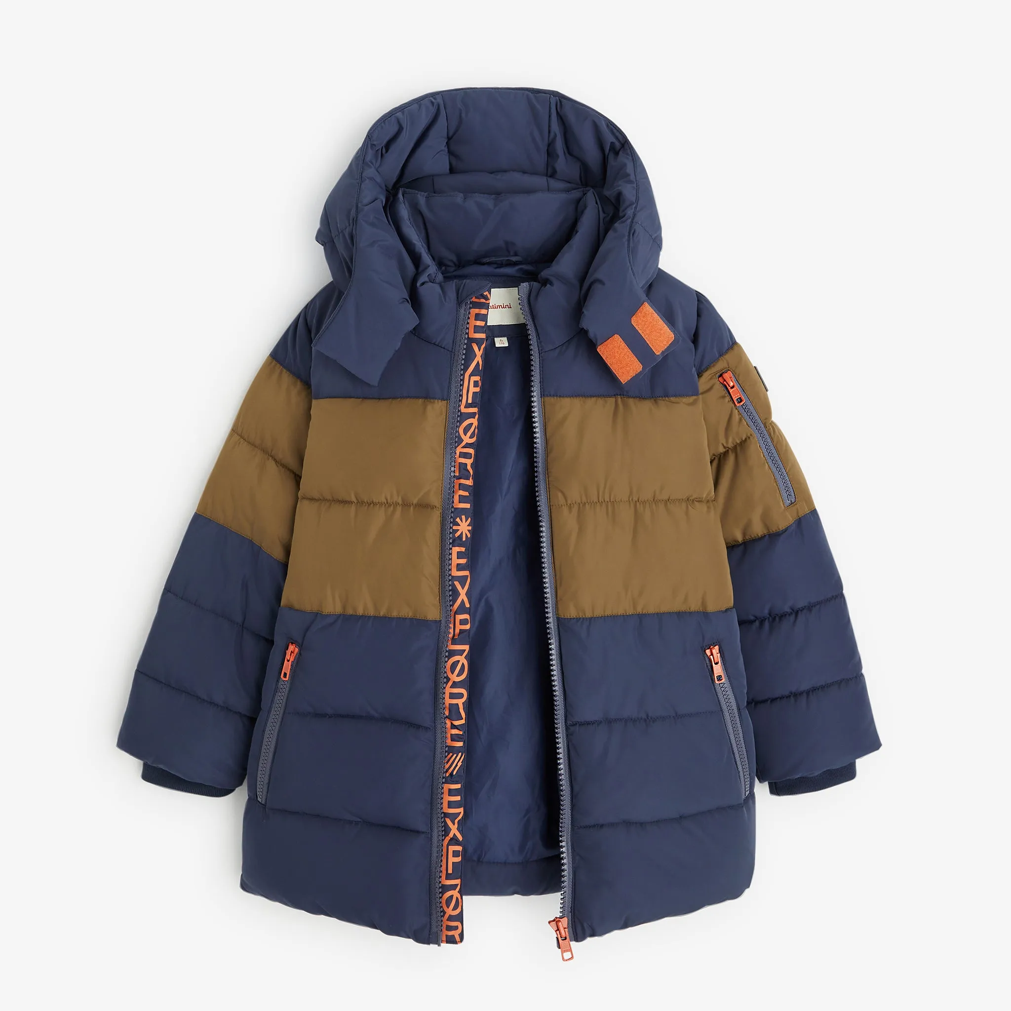 Boys' grey parka