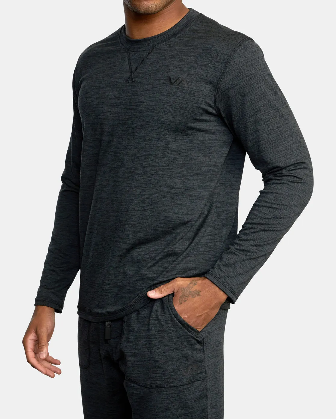 C-Able Crewneck Sweater - Black Heather