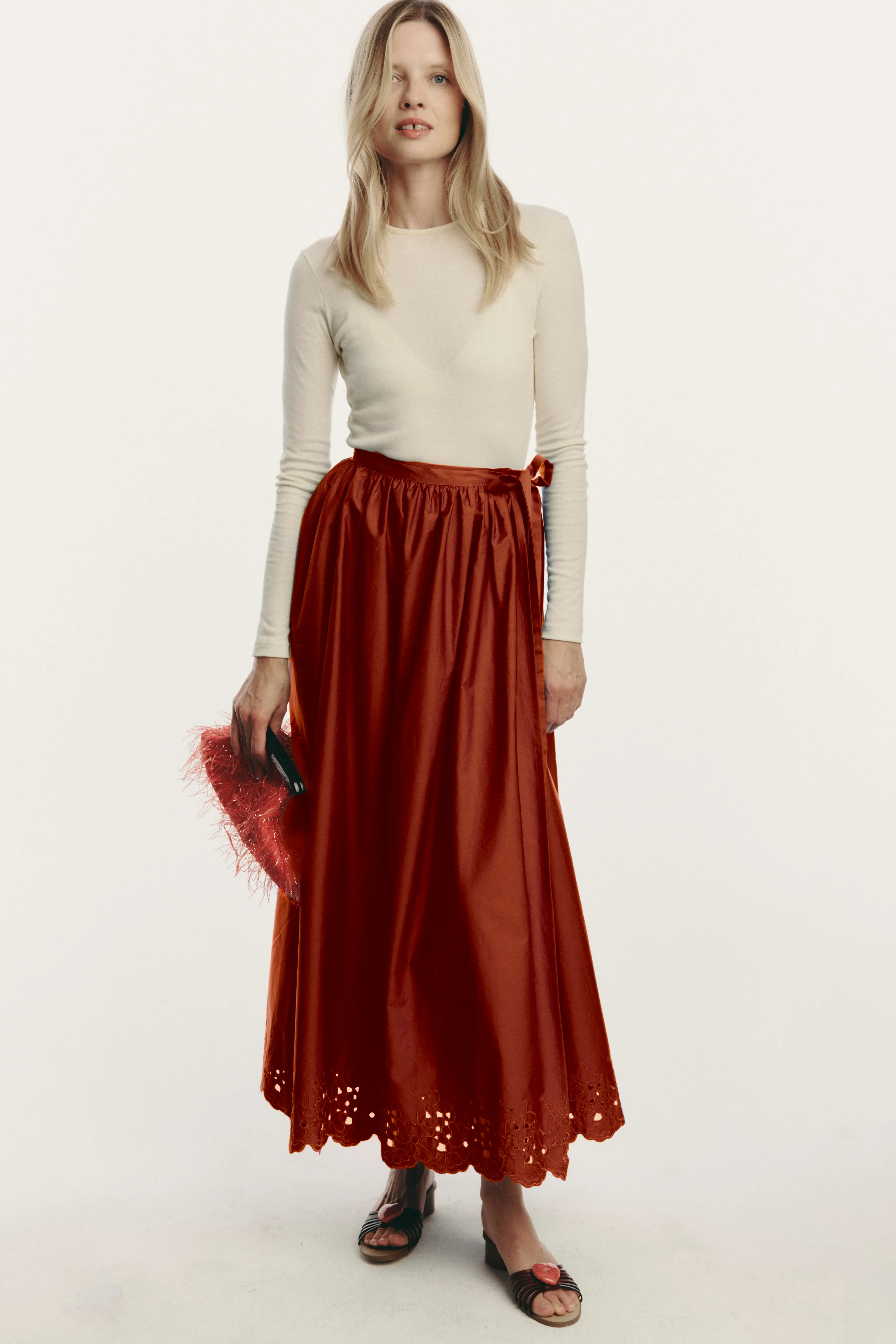 Camille Skirt - brick