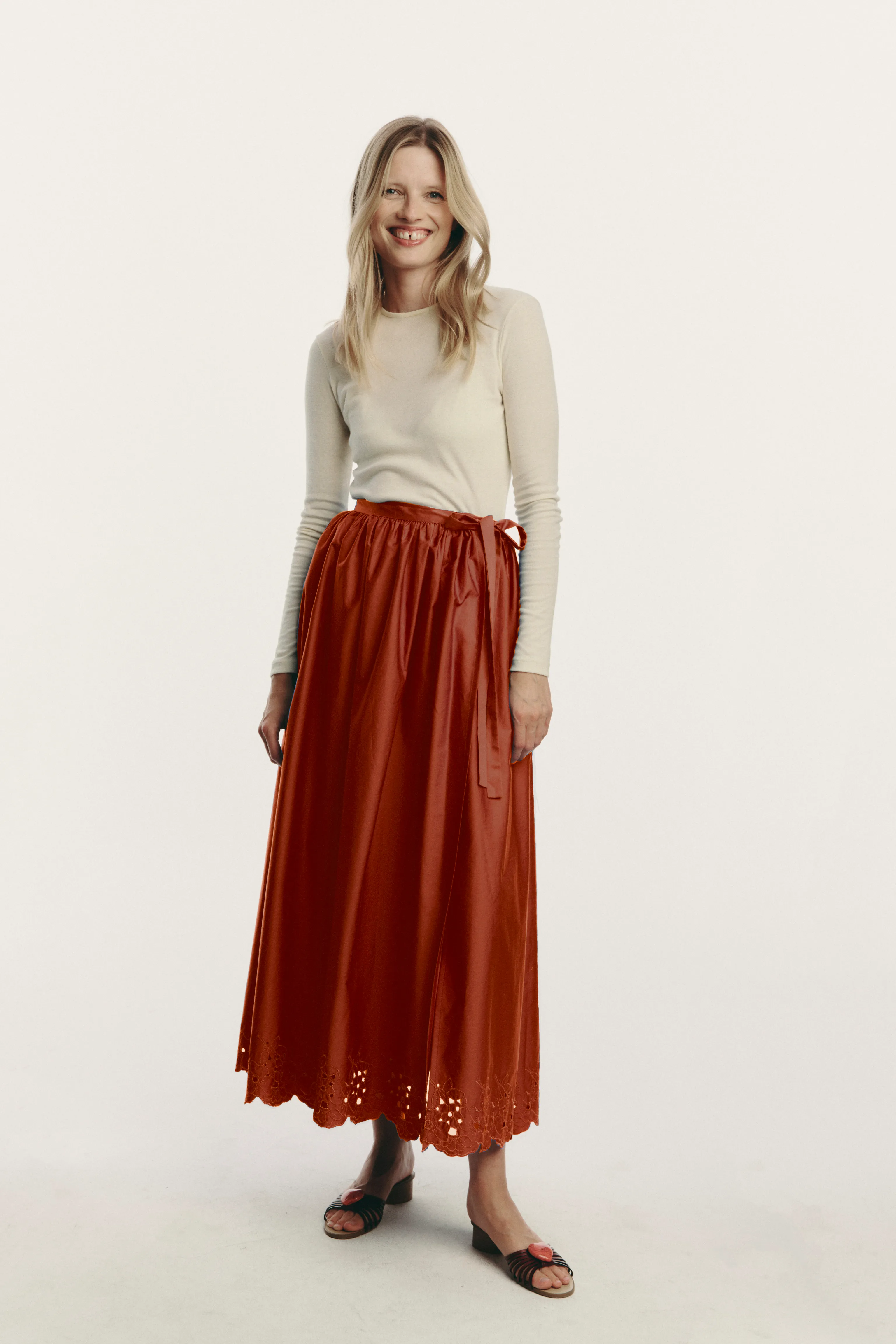 Camille Skirt - brick