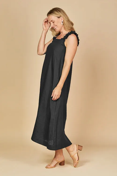 CLAIRE MAXI LINEN DRESS