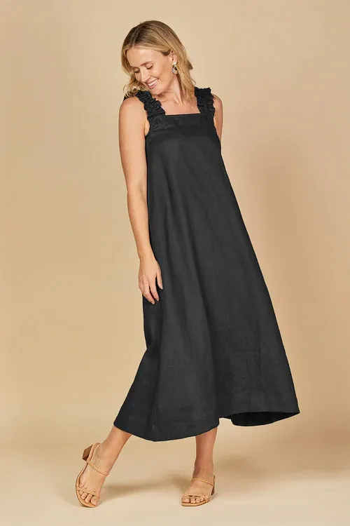 CLAIRE MAXI LINEN DRESS