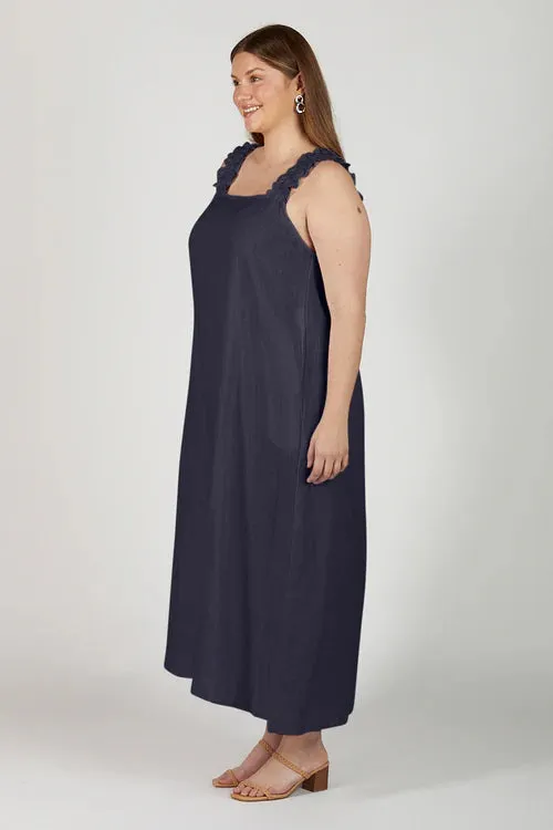 CLAIRE MAXI LINEN DRESS