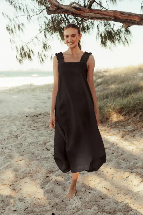 CLAIRE MAXI LINEN DRESS