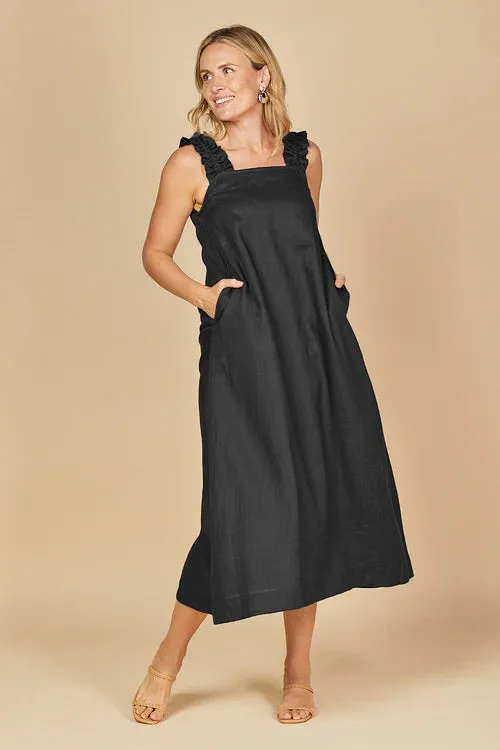 CLAIRE MAXI LINEN DRESS