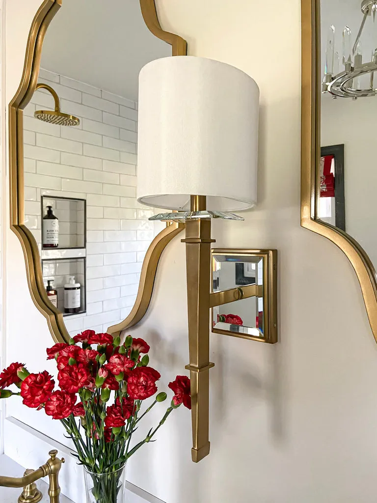 Clifton 1 Light Aged Brass Sconce