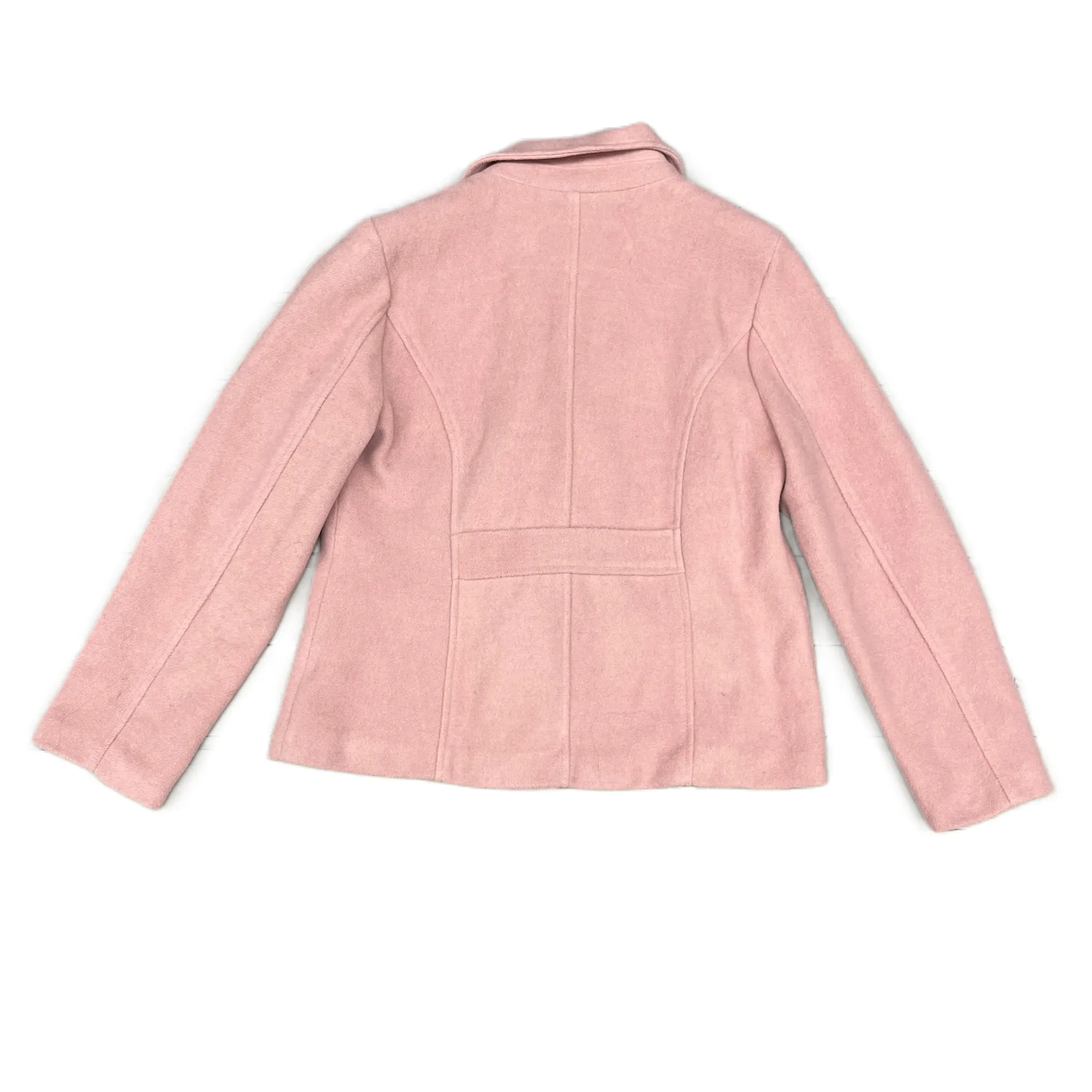 Coat Peacoat By Sebby In Pink, Size: Xl