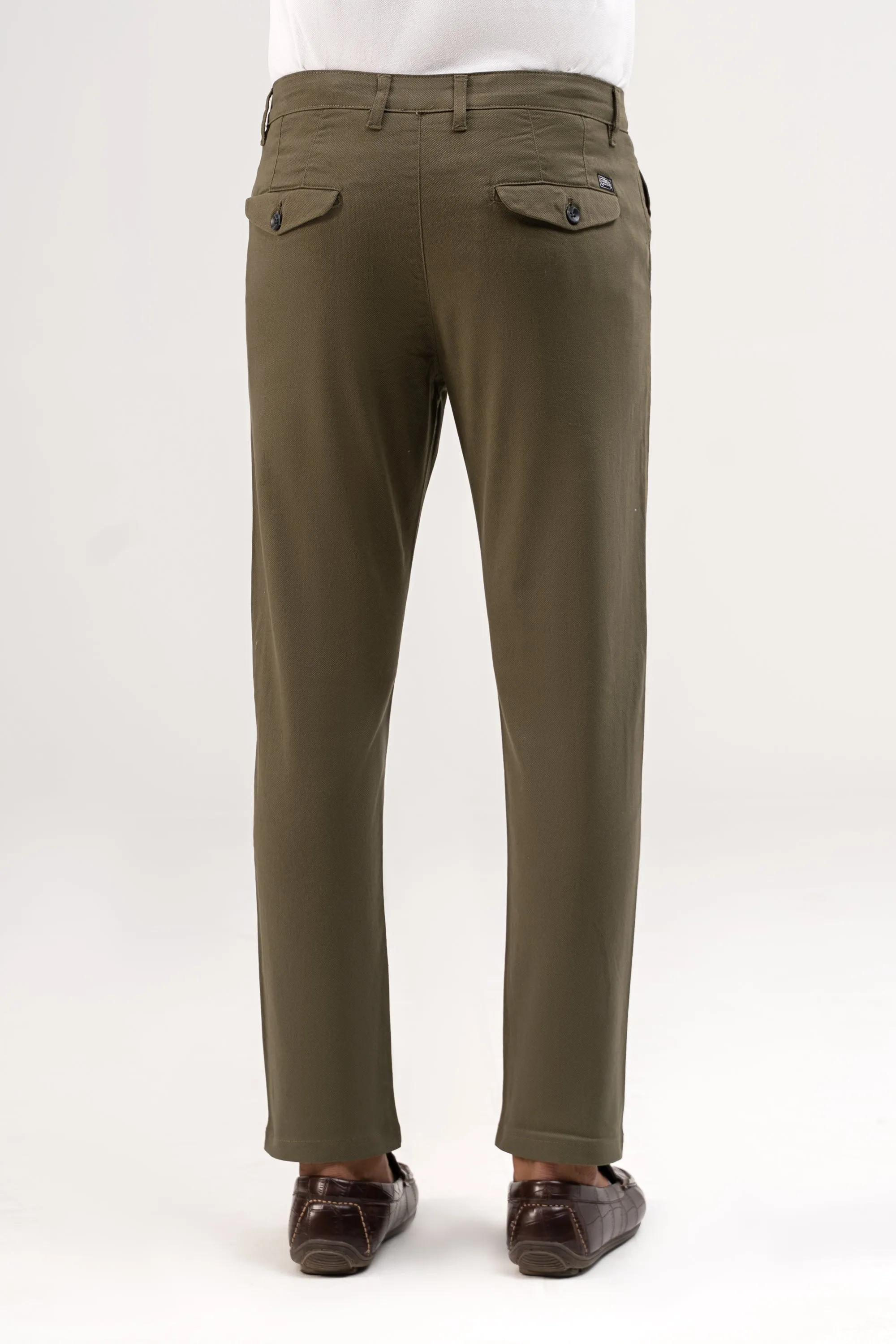 CROSS POCKET DOBBY PANT OLIVE