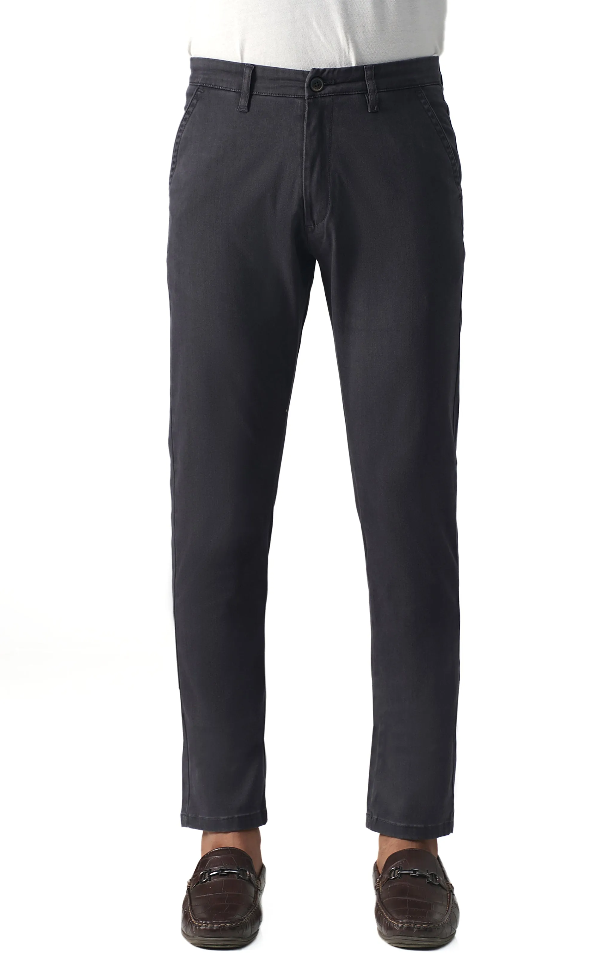 CROSS POCKET MELANGE PANT CHARCOAL