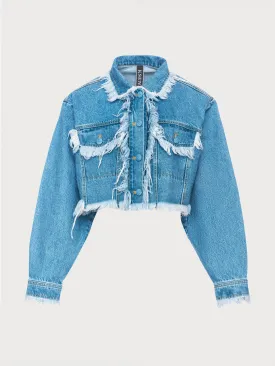 Denim Cropped Jacket