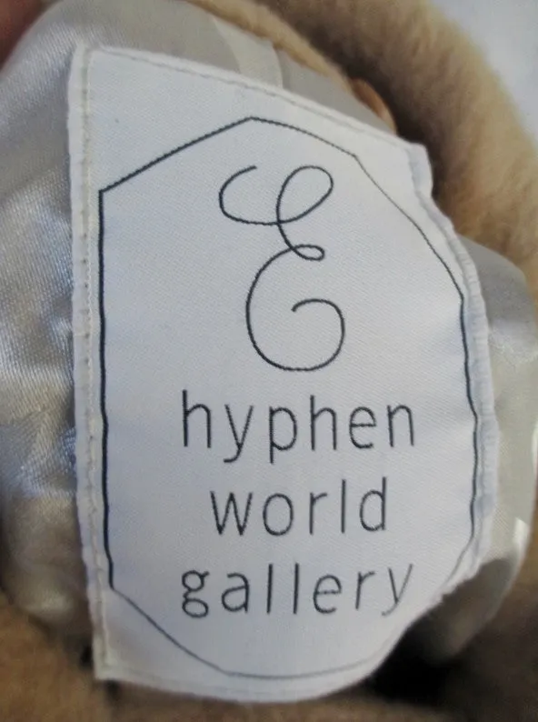 E Hyphen World Gallery Wool jacket coat Peacoat CHESTNUT BROWN S