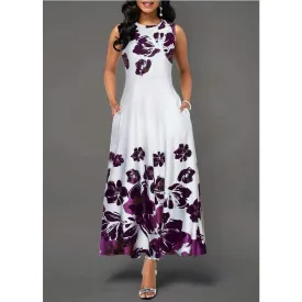 FashionSierra - Summer Women's Floral Print Long Maxi Dress