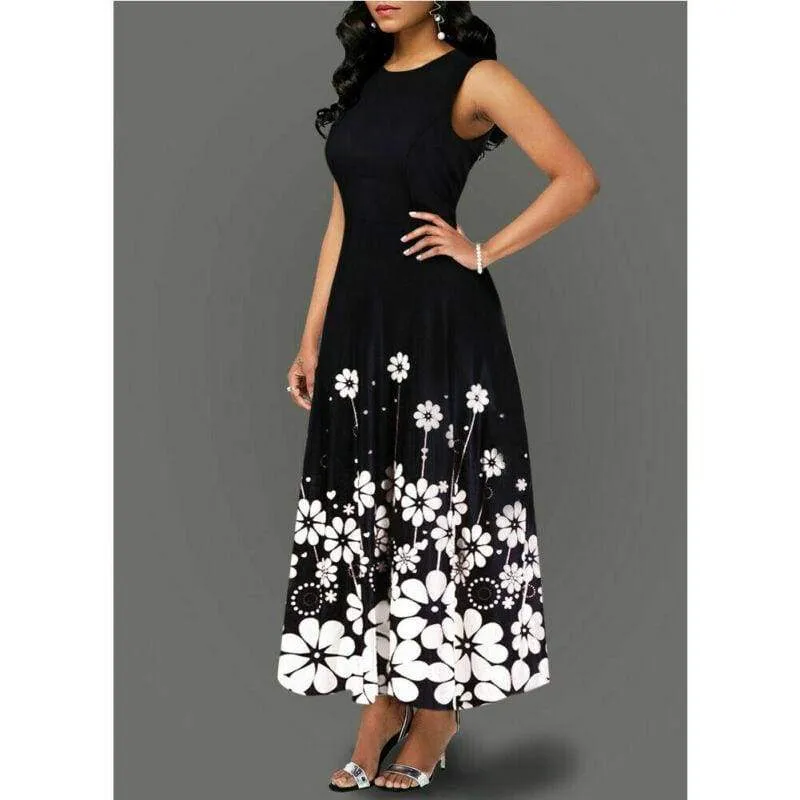 FashionSierra - Summer Women's Floral Print Long Maxi Dress