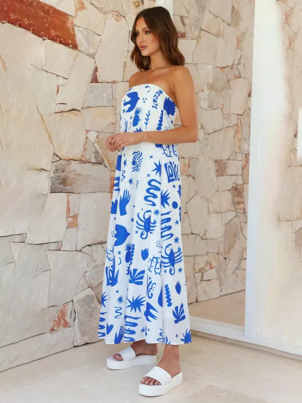 Jamala Blue Maxi Dress