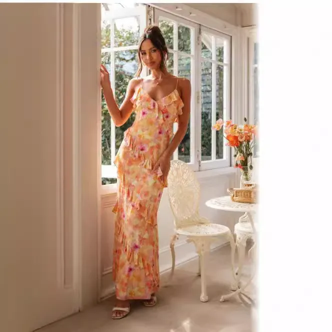 Jezzie Floral Maxi Dress