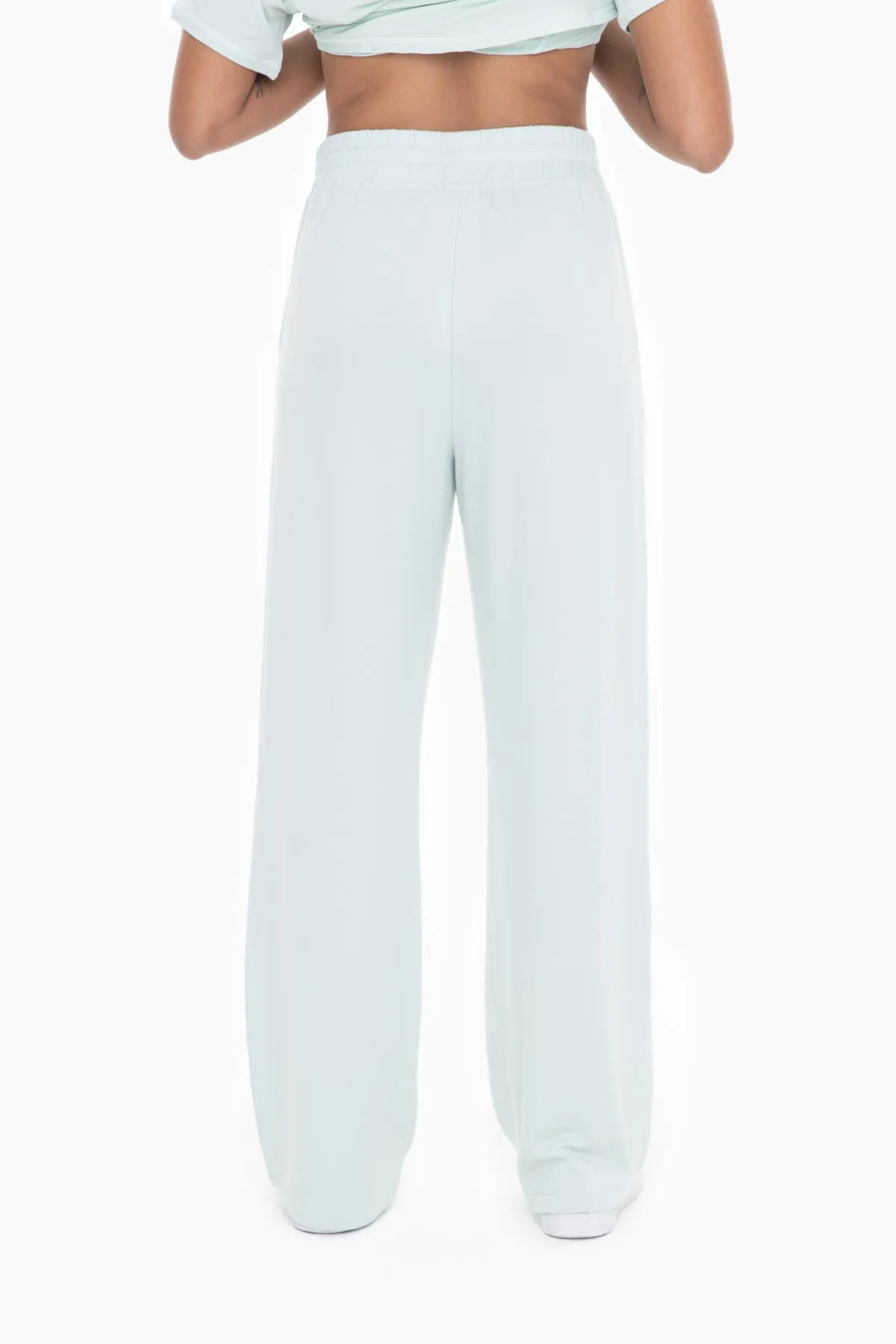 Lilac Wide Leg Fleece Lounge Pants