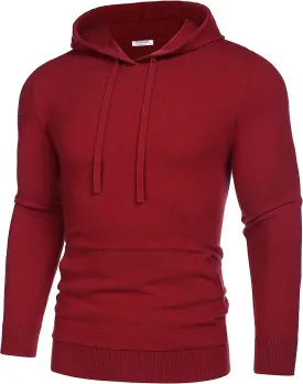 Long Sleeve Knitted Pullover Hooded Sweater (US Only)