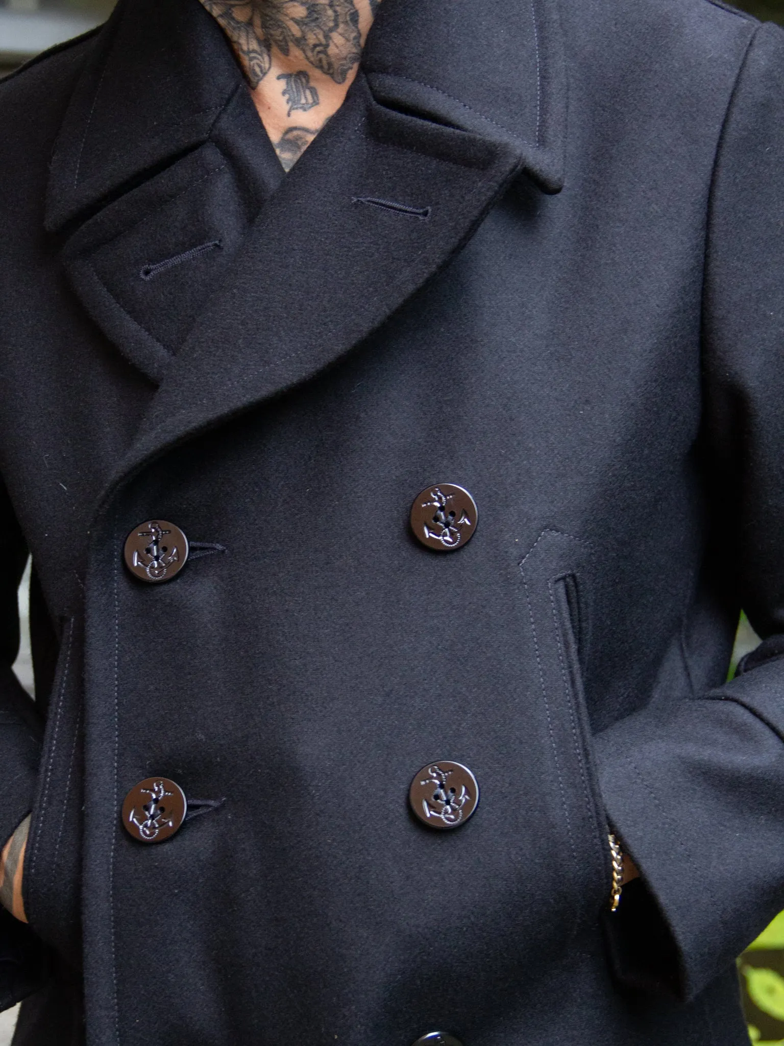 Manifattura Ceccarelli, New Peacoat, Black