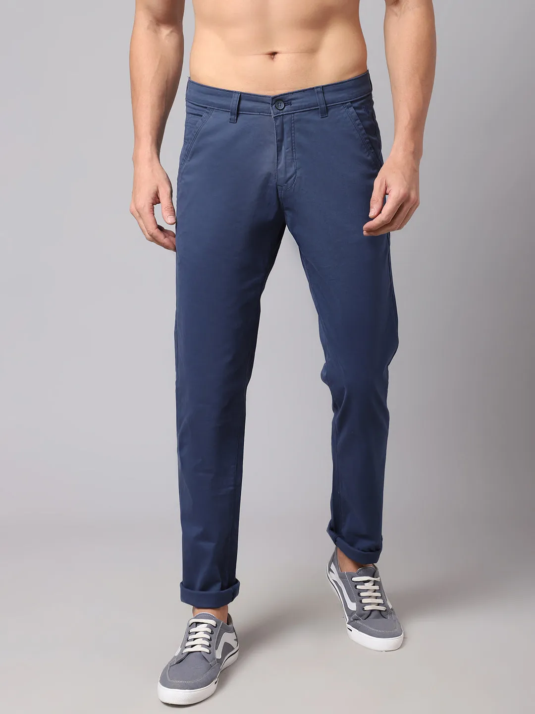 Mens Blue Trouser