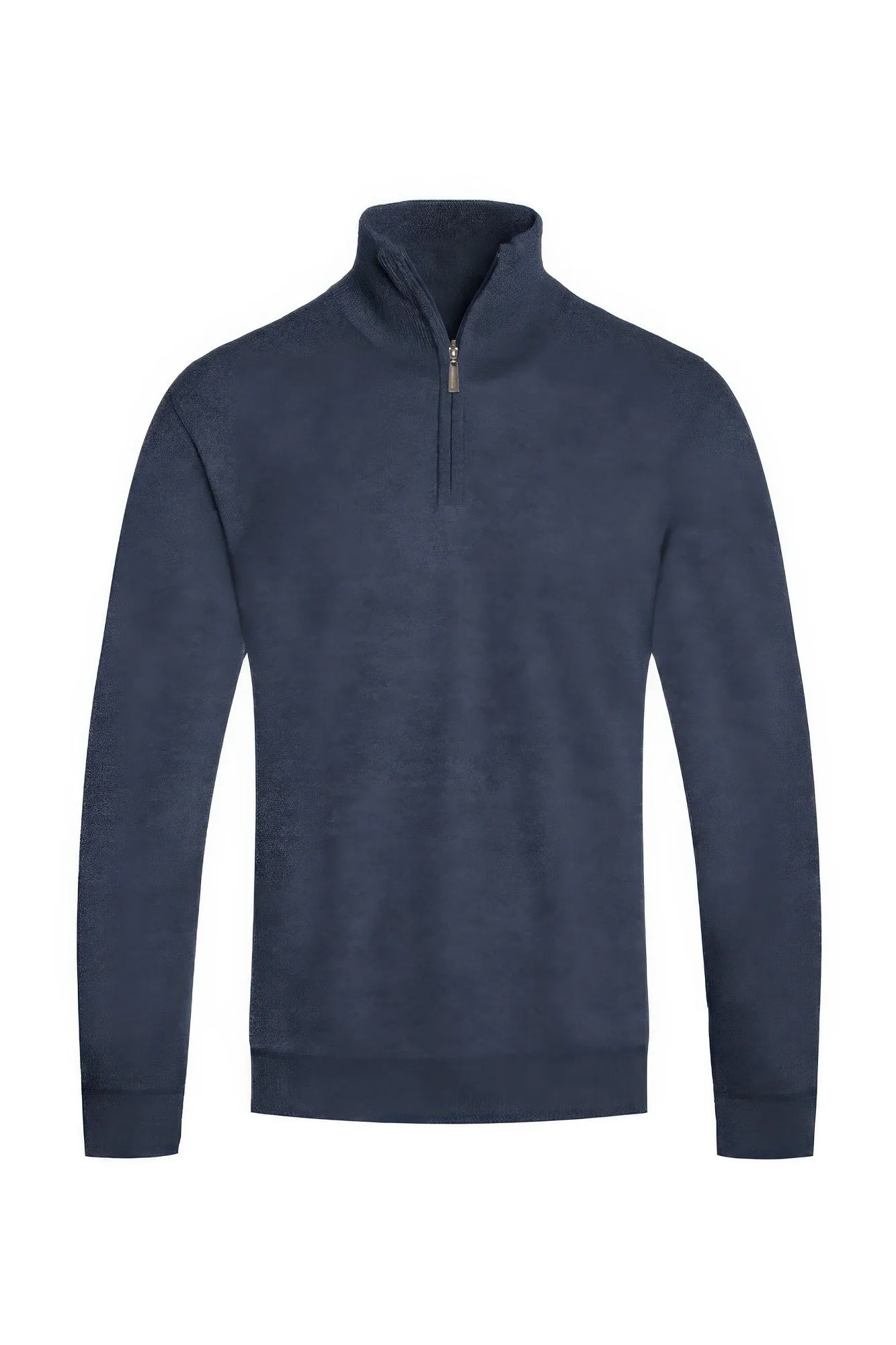 Mens Knit Quarter Zip Sweater