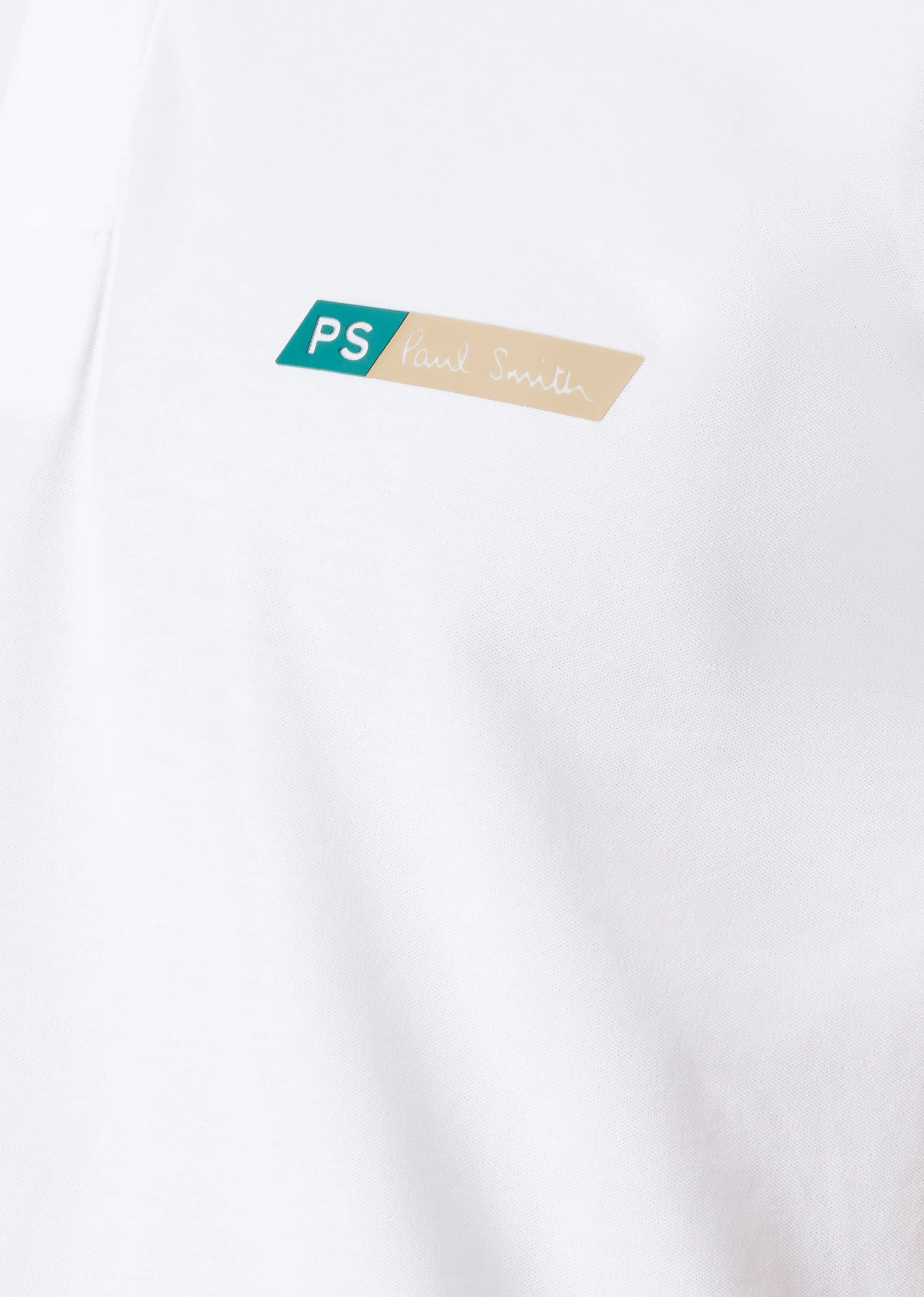 Men's Paul Smith White Short Sleeve Polo Shirt