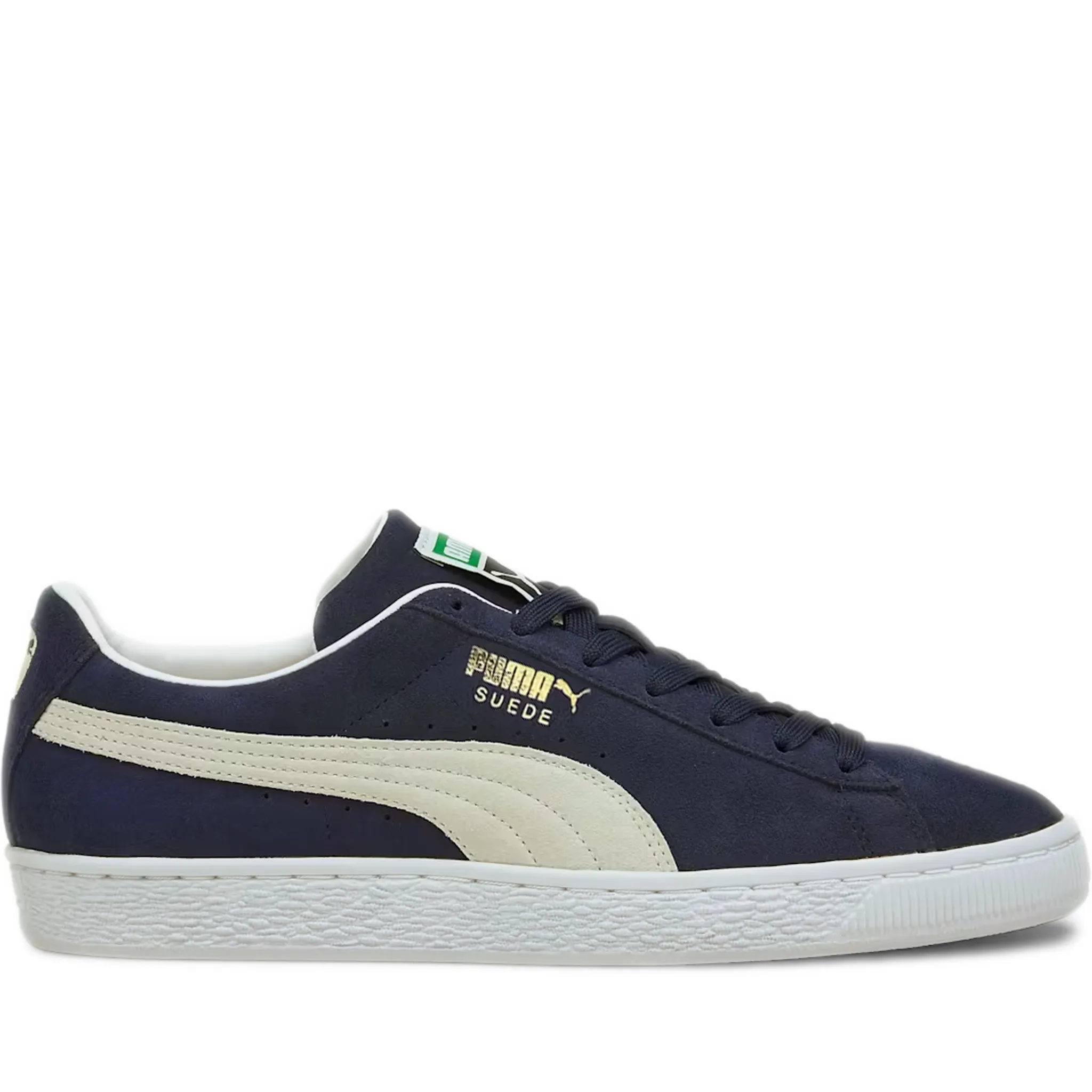 Men's Puma Suede Classic XXI Shoes - Peacoat/ White