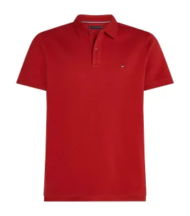 Men's Textured Regular Polo Dark Magma