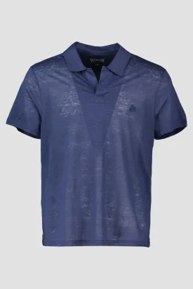 Men's Vilebrequin Pyramid Navy Blue Polo Shirt