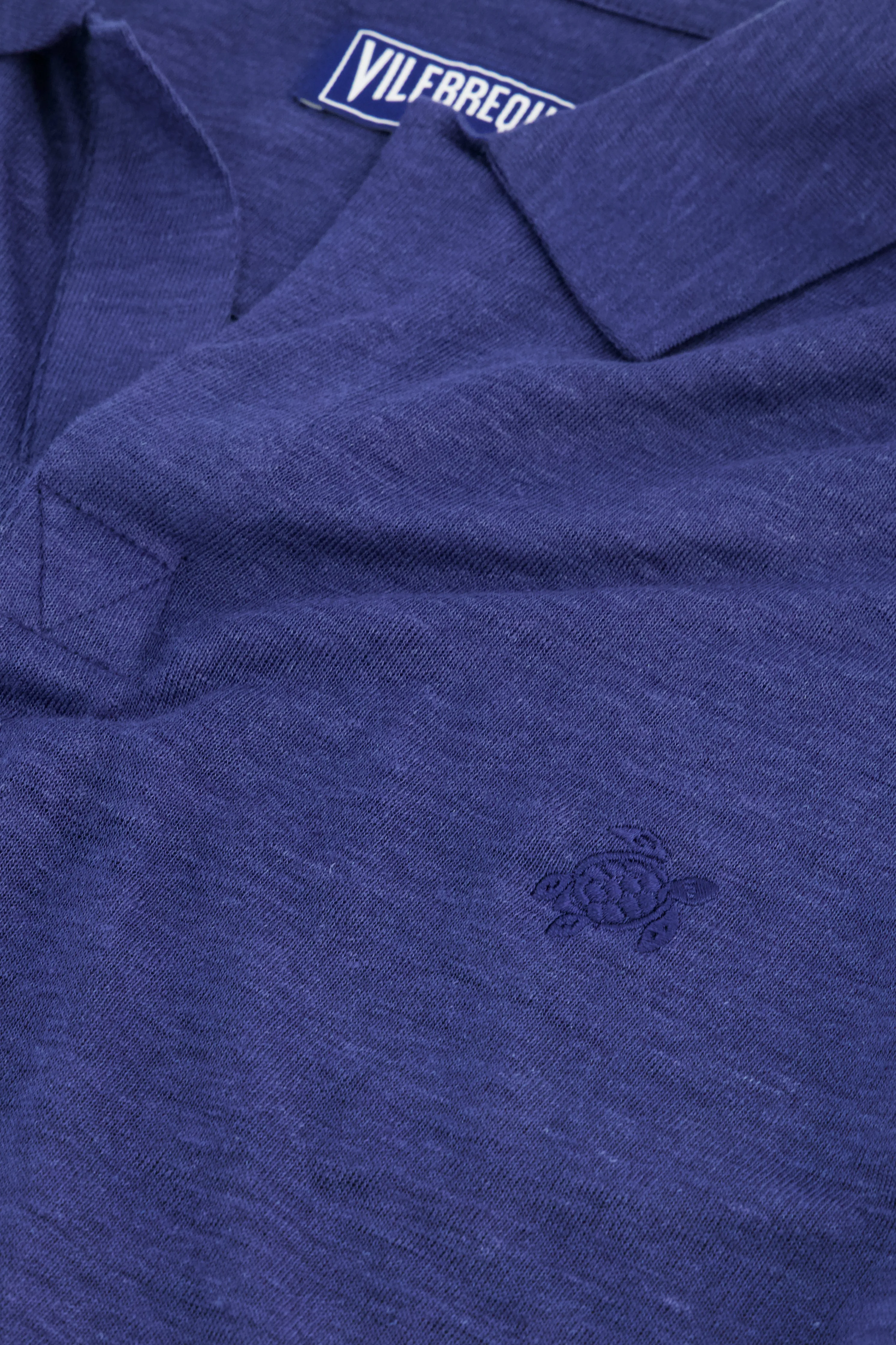 Men's Vilebrequin Pyramid Navy Blue Polo Shirt