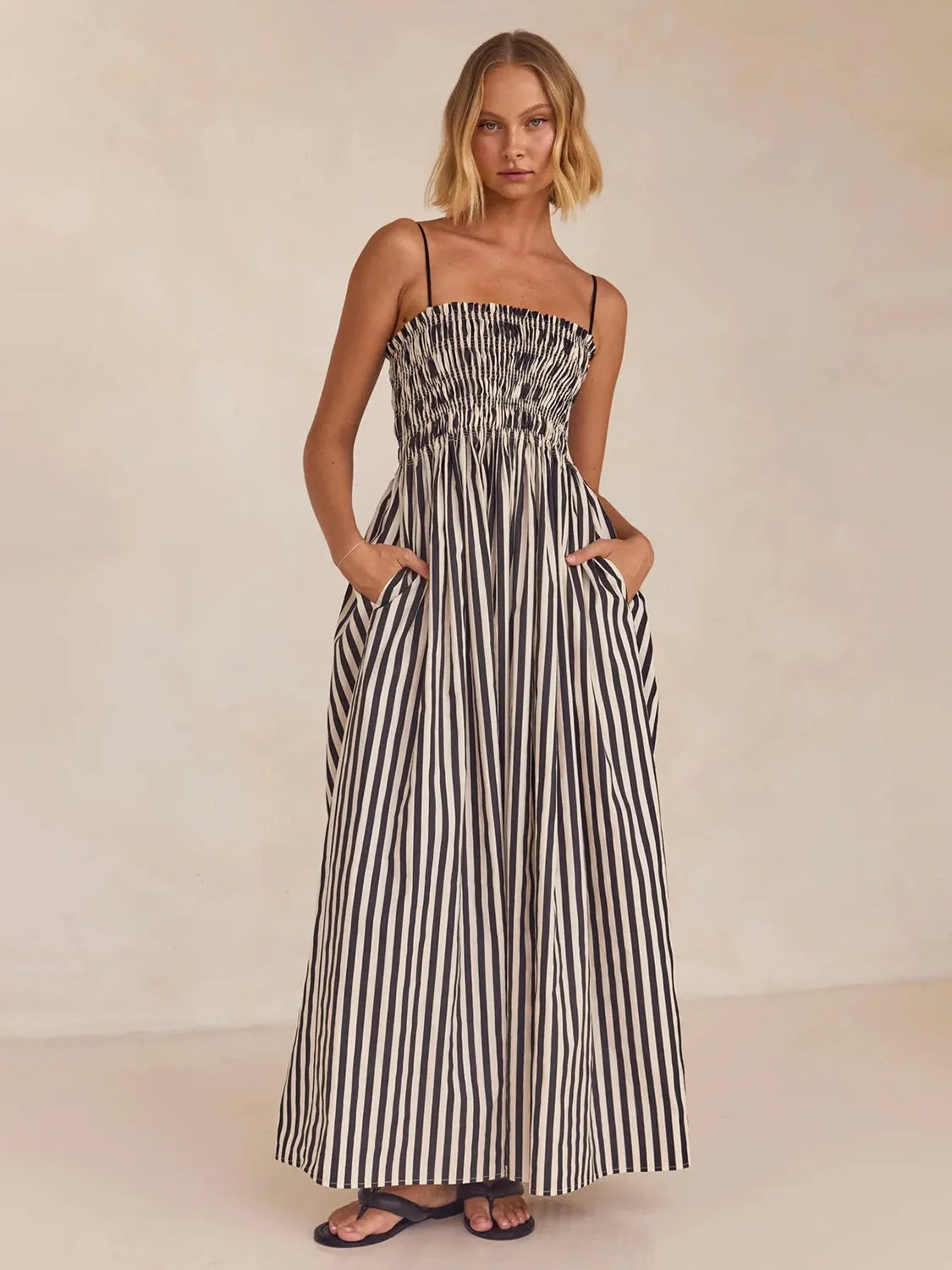 Mimi Striped Maxi Dress