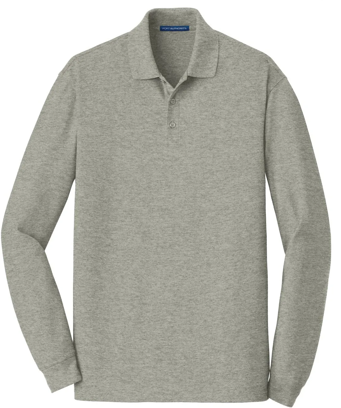 OUTLET-Port Authority EZCotton Long Sleeve Polo