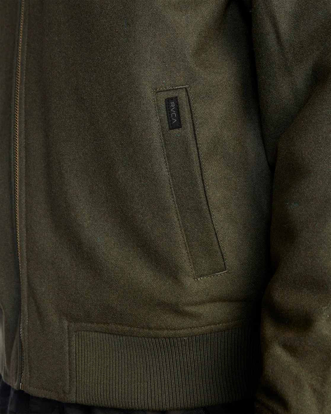 Pisco Zip-Up Jacket - Olive