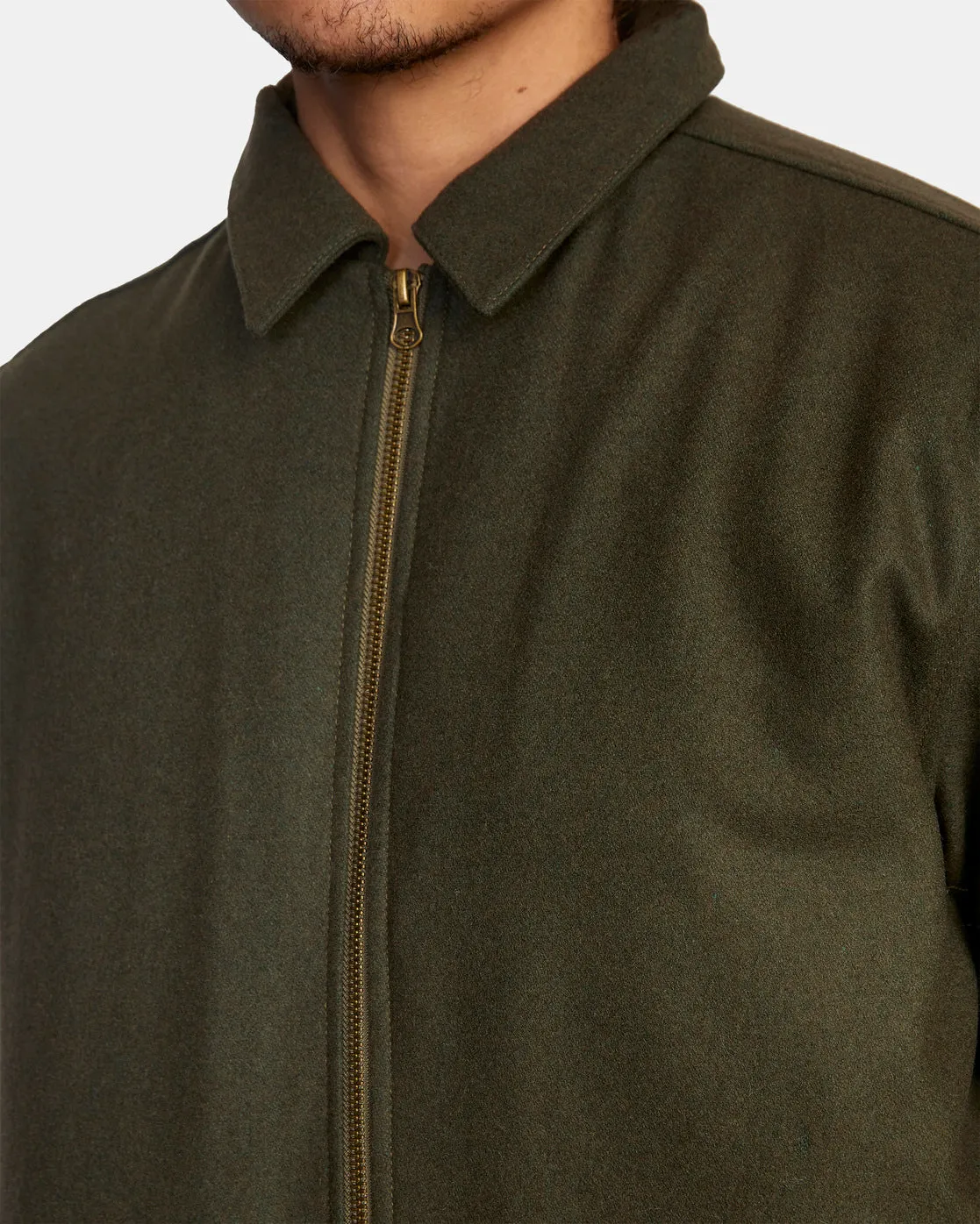 Pisco Zip-Up Jacket - Olive