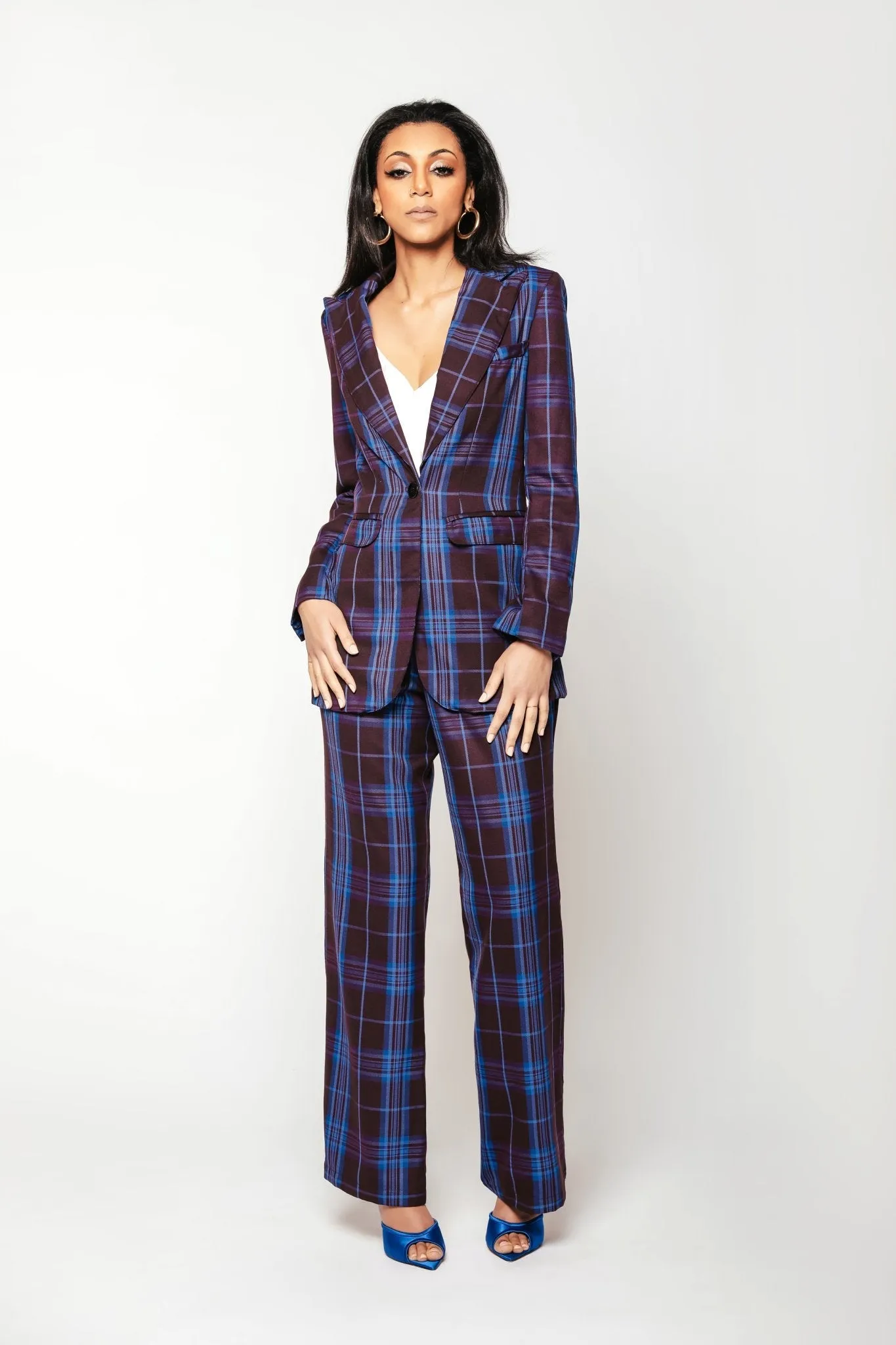 Plaid Taylor Blazer