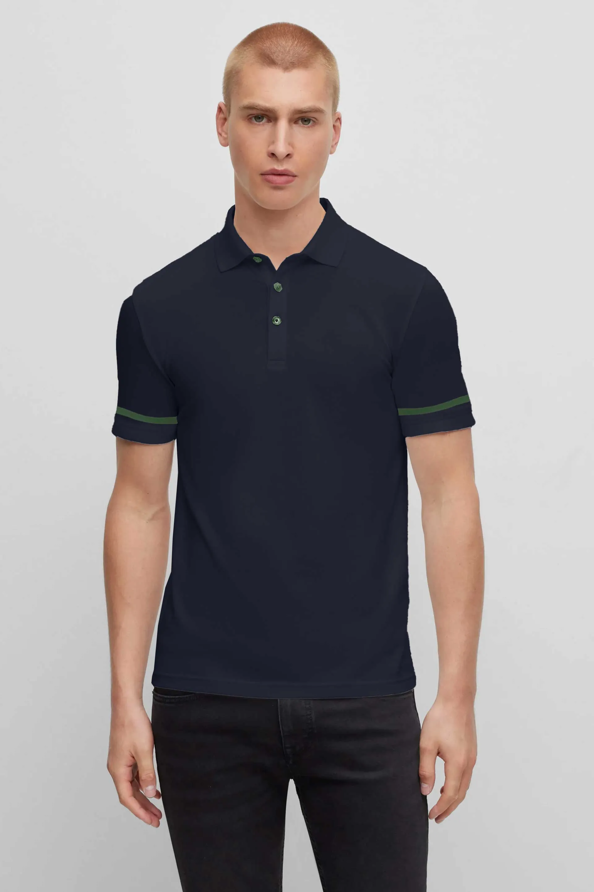 Polo Republica Men's Contrast Trim Polo Shirt