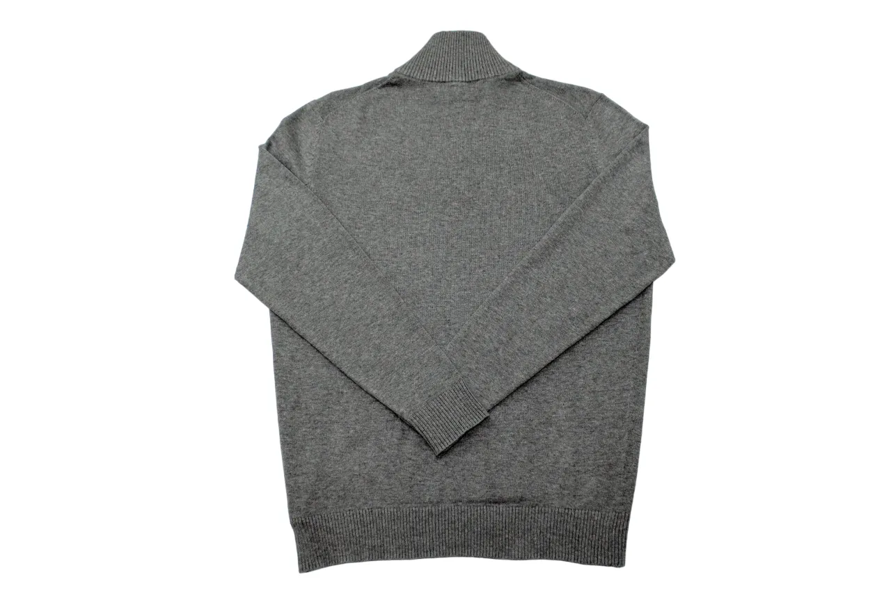 Pringle Mens Grey Sweater 1/4 Zip KnitWear