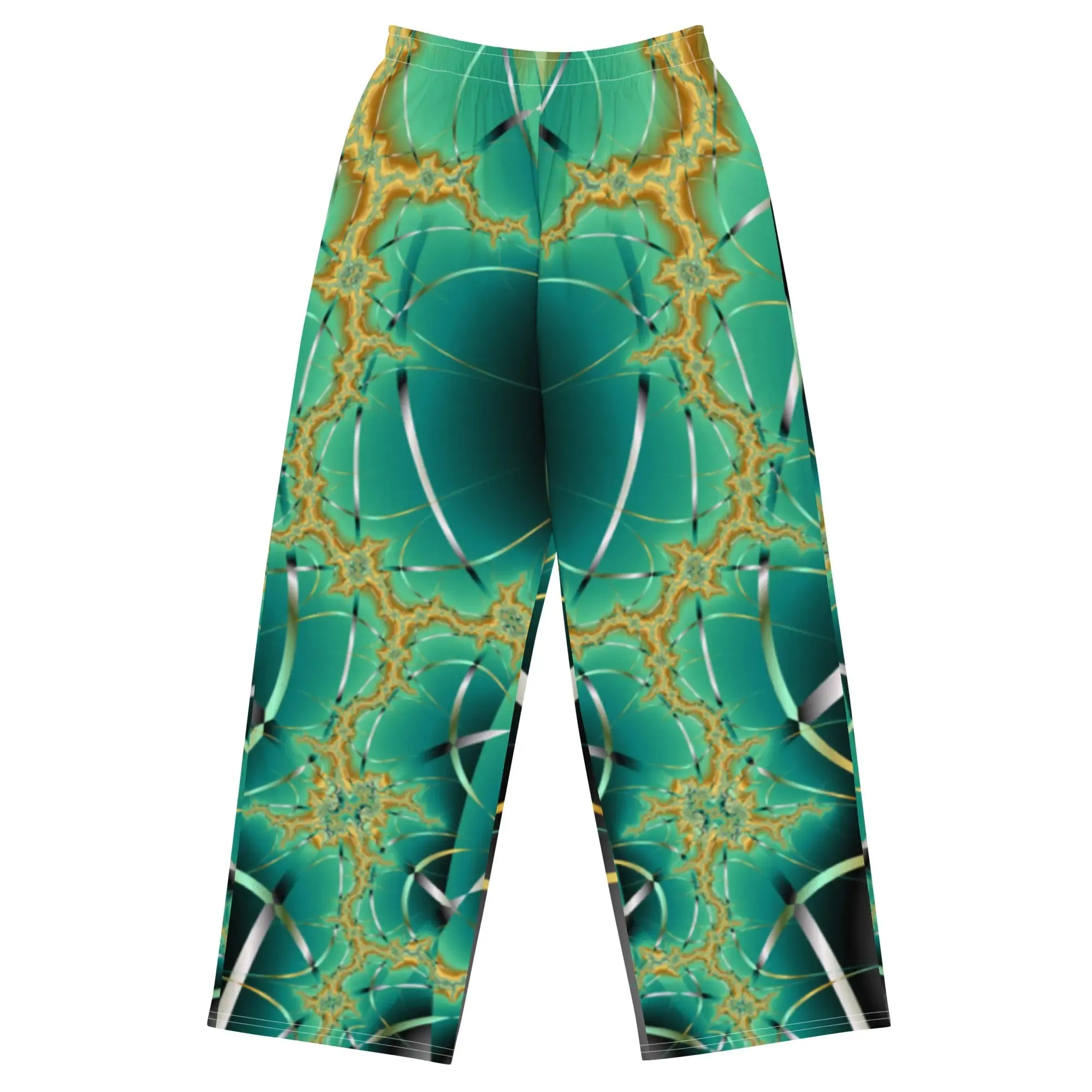 "Cosmic Twist" Collection - All Over Print Unisex Wide Leg Pants