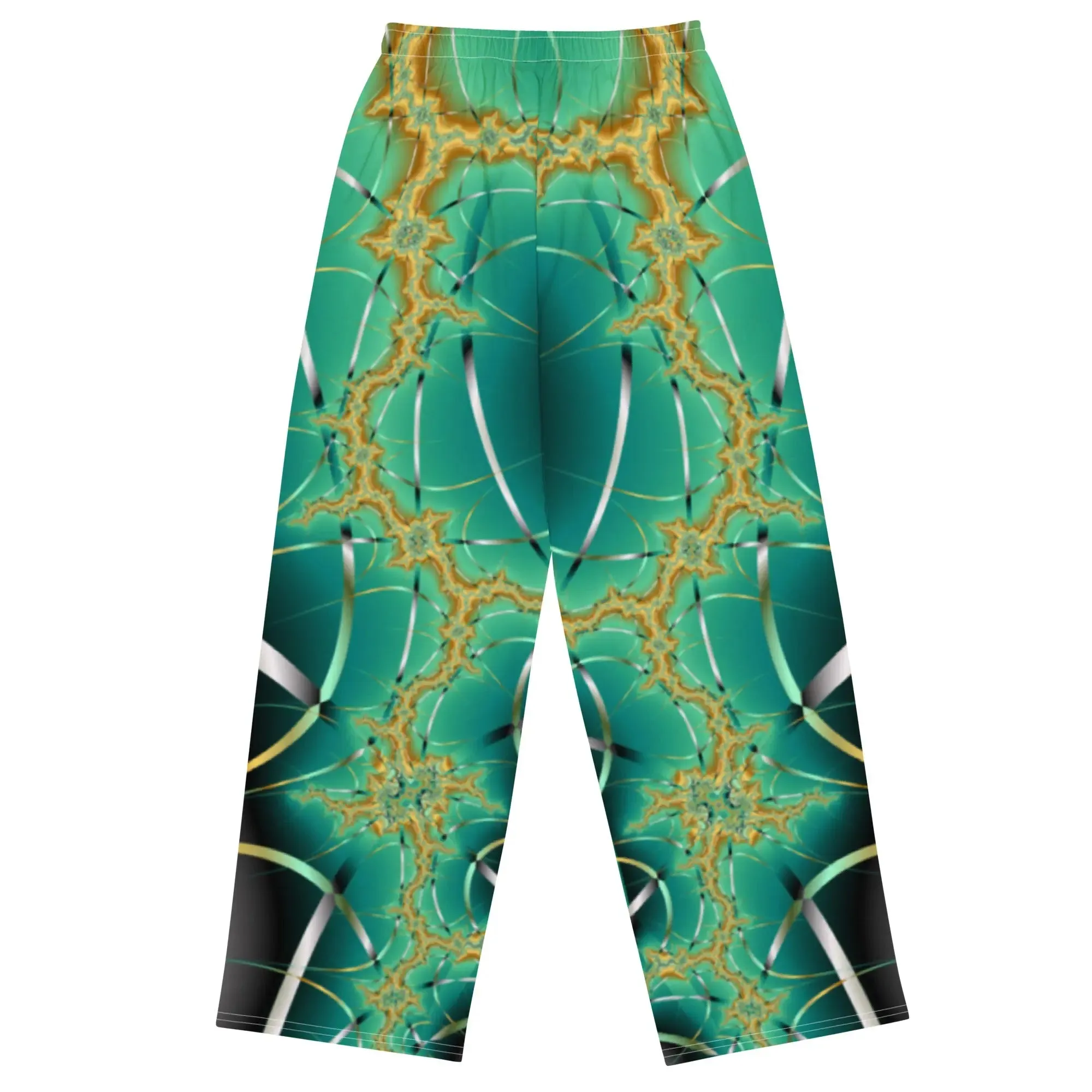 "Cosmic Twist" Collection - All Over Print Unisex Wide Leg Pants