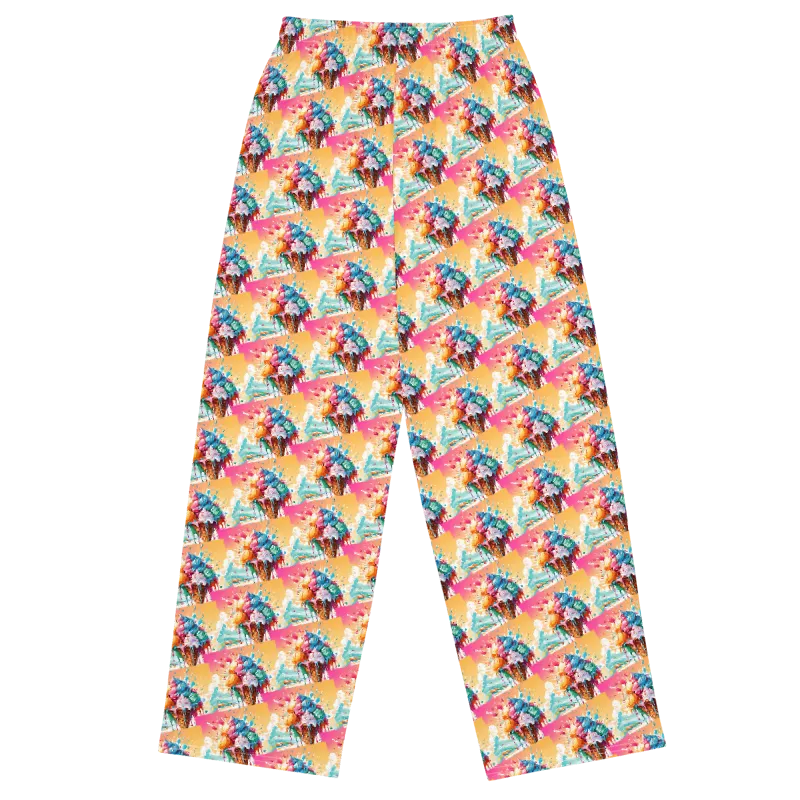 "Eat Me Baby" Collection - Unisex Wide Leg Pants