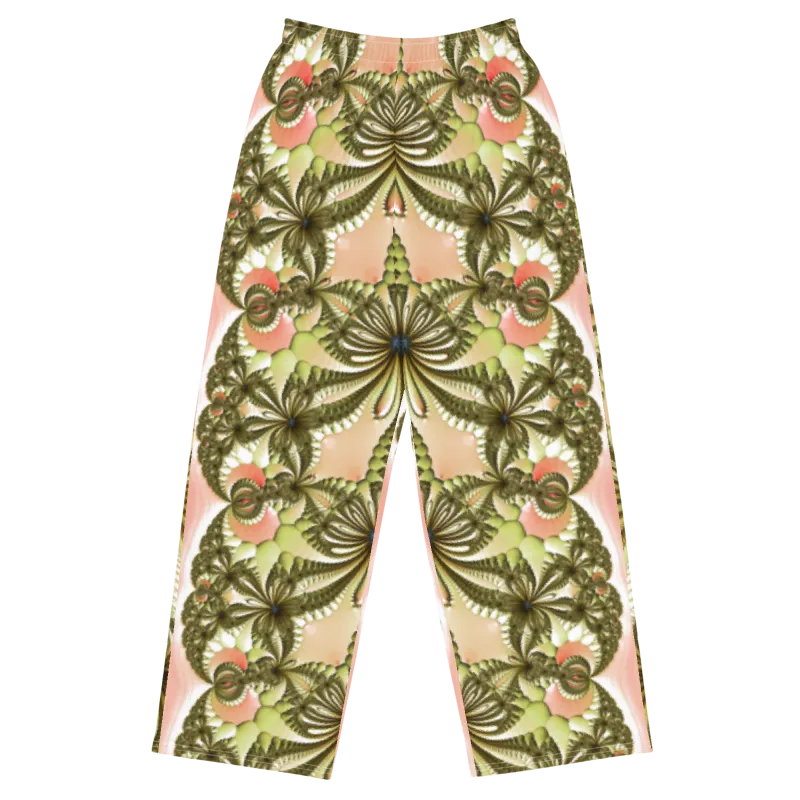 "Wild Lily" Collection - Designer Unisex Wide Leg Pants