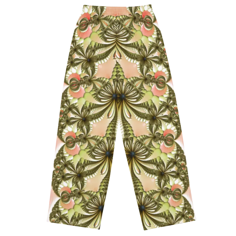 "Wild Lily" Collection - Designer Unisex Wide Leg Pants