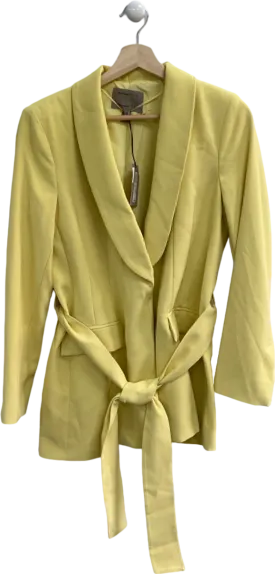 River Island Yellow Light Blazer UK 6