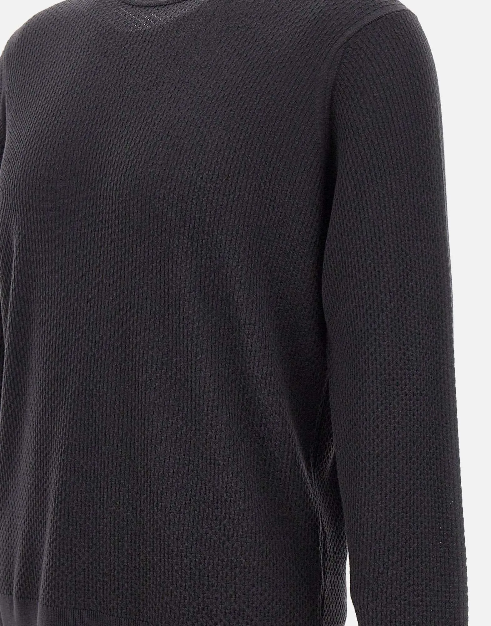 Royal Merino Wool Sweater in Grey