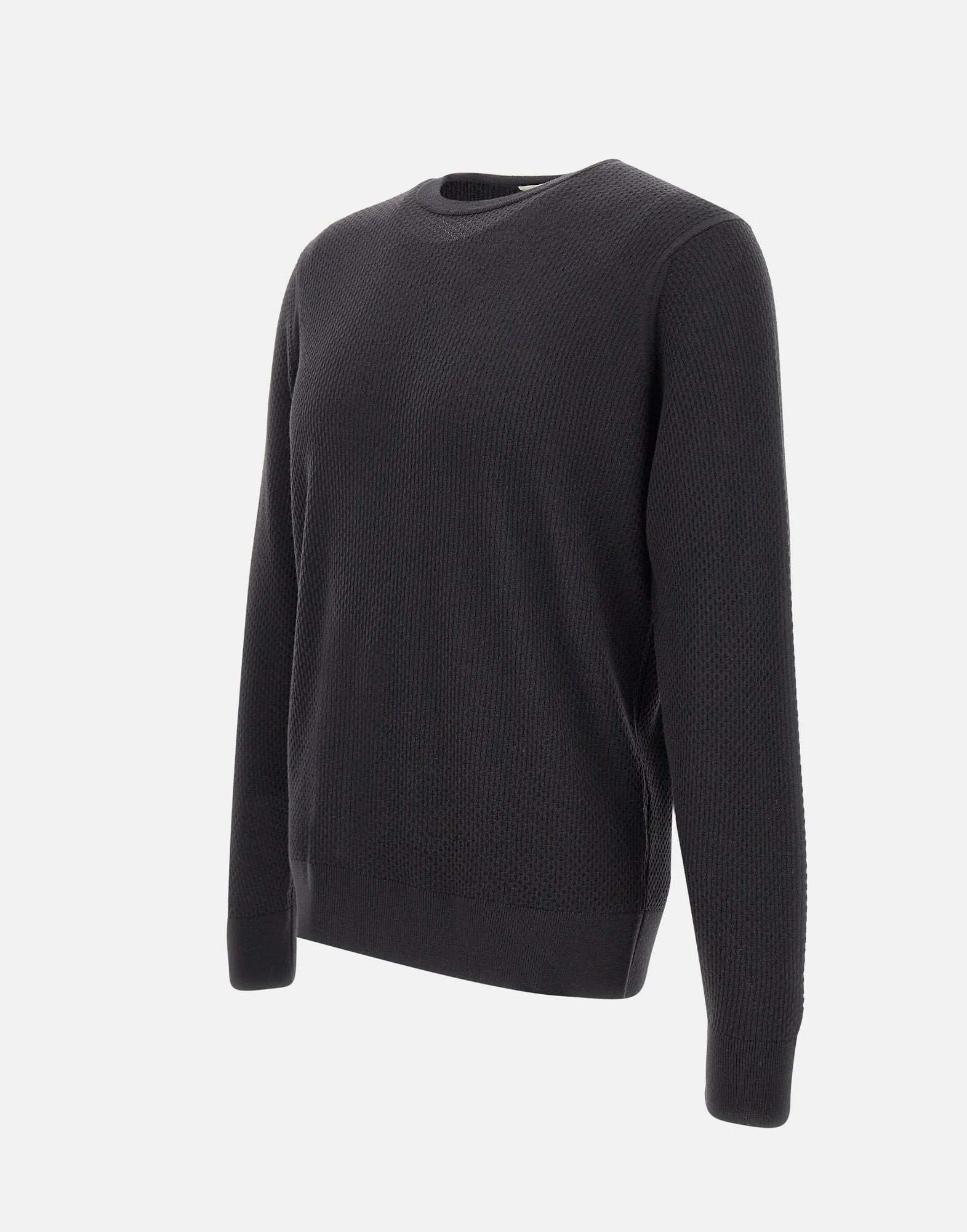 Royal Merino Wool Sweater in Grey