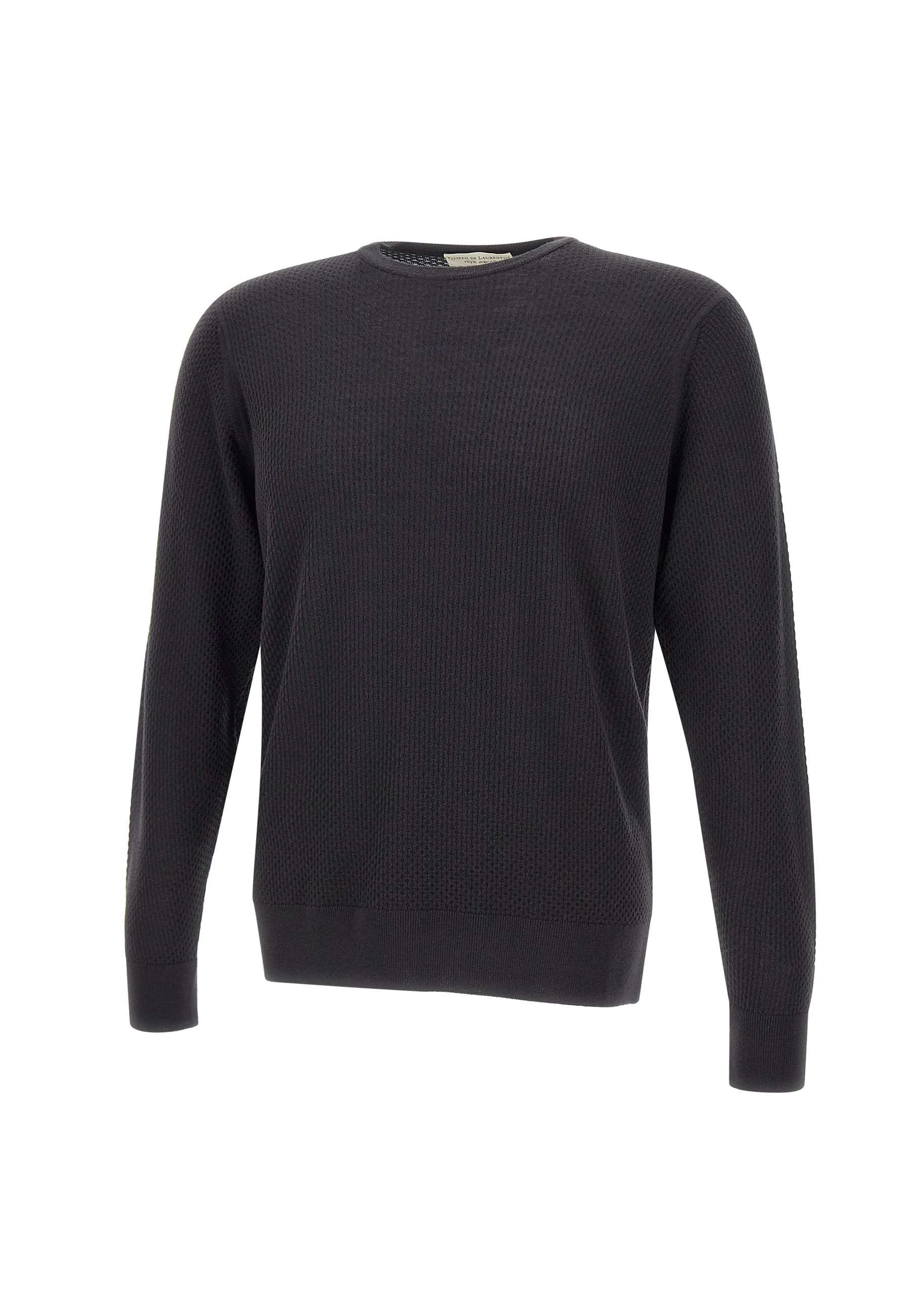 Royal Merino Wool Sweater in Grey