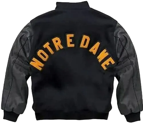 Rudy Notre Dame Varsity Bomber Jacket