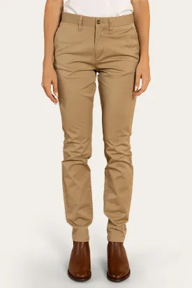 Samford Womens Slim Chino Pant - Clay